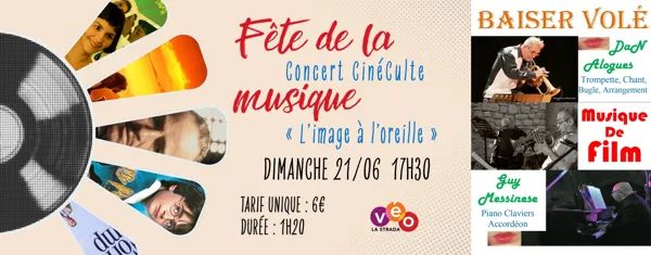 Concert ciné à l'occasion de la fête de la musique