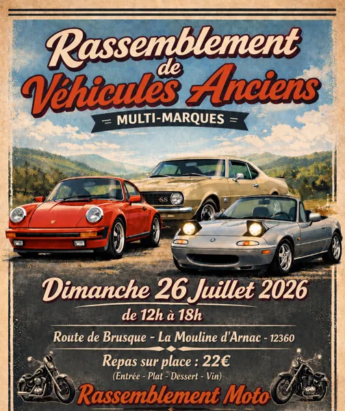 Rassemblement véhicules anciens