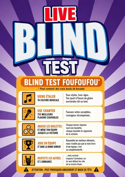 BLIND TEST LIVE avec Laurent Bafa