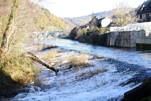 Le Lot à Entraygues-sur-Truyère