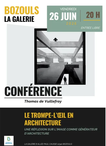 Conférence - Thomas De Vuillefroy
