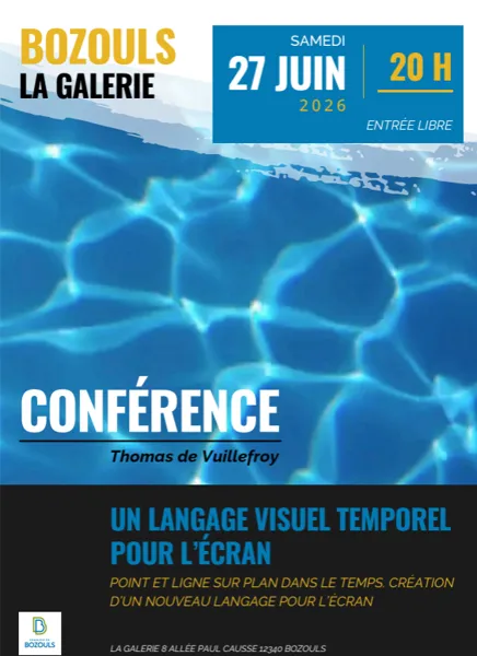 Conférence - Thomas De Vuillefroy