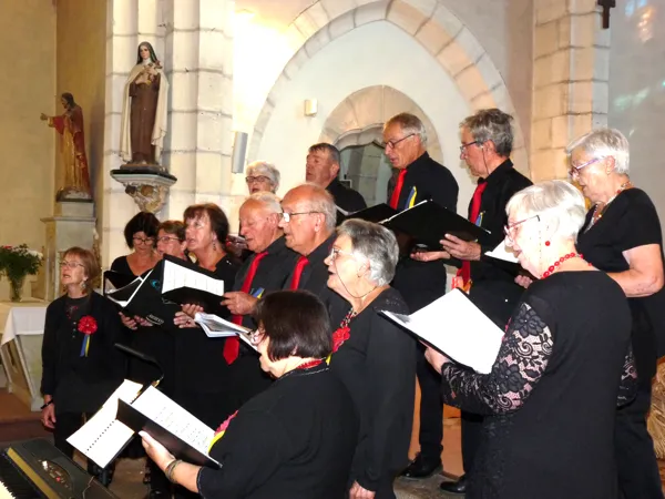 Concert de la chorale de l'Ensemble vocal du causse à l'église Saint-Chély