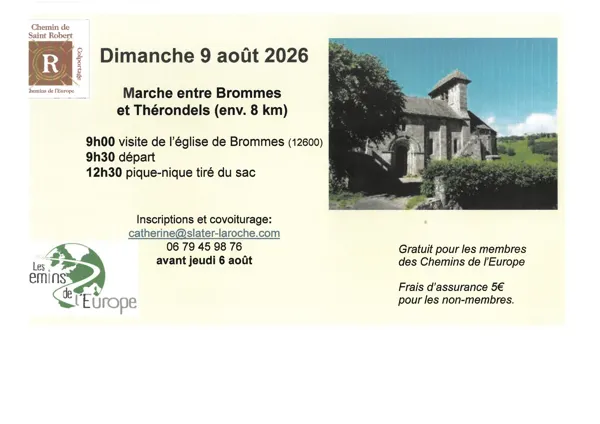 Randonnée avec l'association les chemins de l'Europe