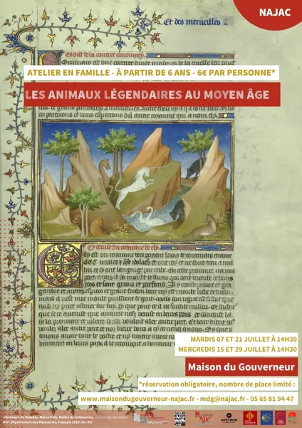 Atelier en Famille « Animaux légendaires du Moyen Âge »