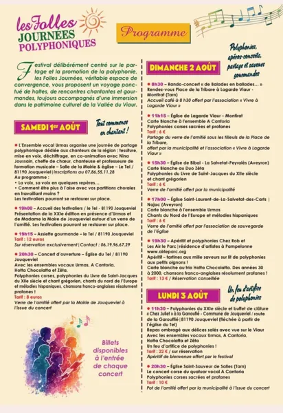 Concert des Folles journées Polyphoniques