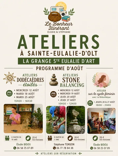 Atelier Vannerie : Dodécaèdres étoilés