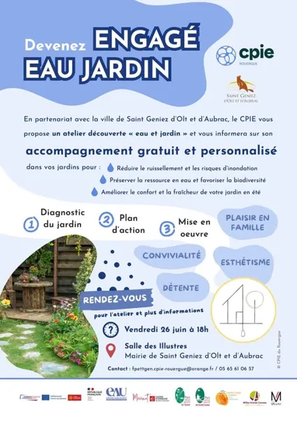 Devenez engagé eau jardin