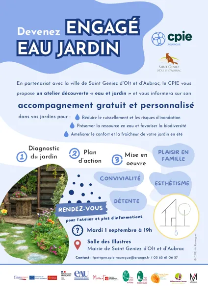 Devenez engagé eau jardin