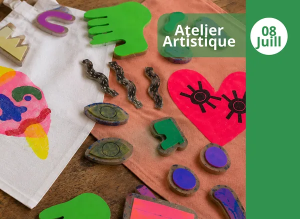 Atelier : Fabrique tes tampons et imprime ton tote bag !