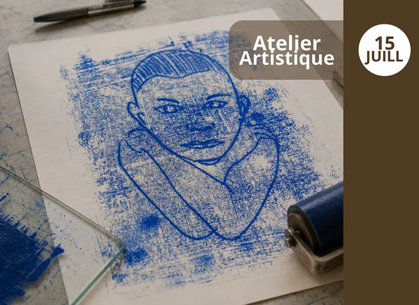 Atelier : Portrait en monotype