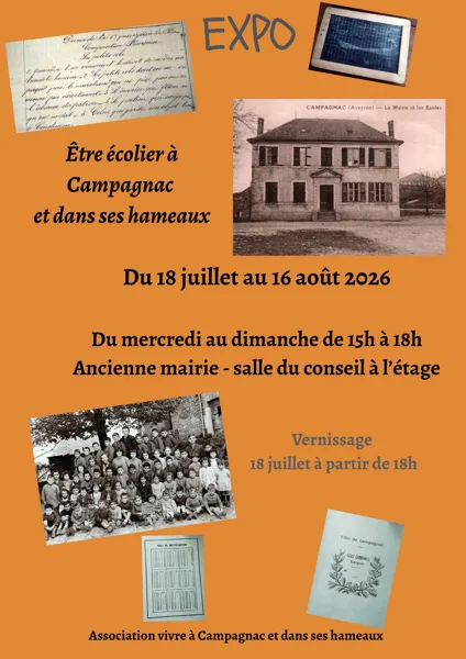 Exposition : être écolier à Campagnac et dans ses hameaux