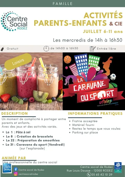 Activités parents & enfants (6-11 ans)