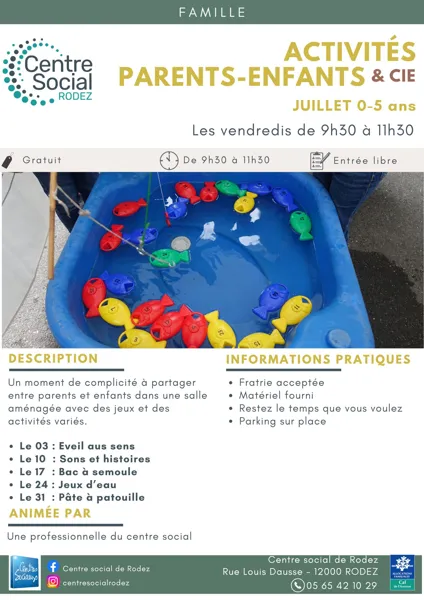 Activités parents & enfants (0-5 ans)