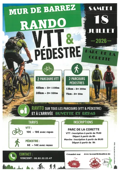Rando VTT et pédestre
