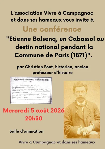 CONFERENCE ETIENNE BALSENQ