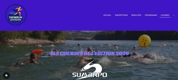 Swim-run organisé par le club de triathlon l’Armadoc Sport