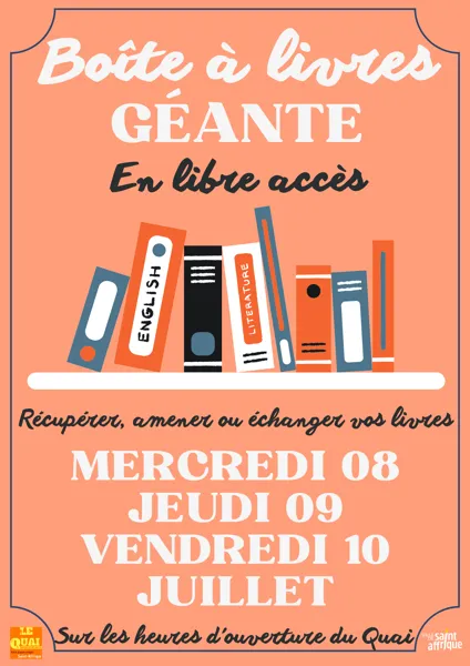 Boîte à livres géante