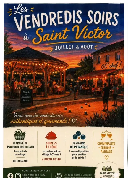 Vendredis soirs authentiques et gourmands