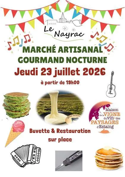 Marché artisanal et gourmand nocturne