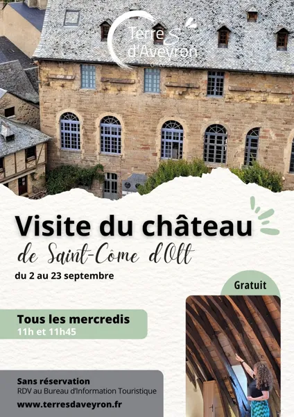 Visite guidée du château de Saint-Côme-d'Olt
