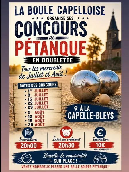 Concours de pétanque