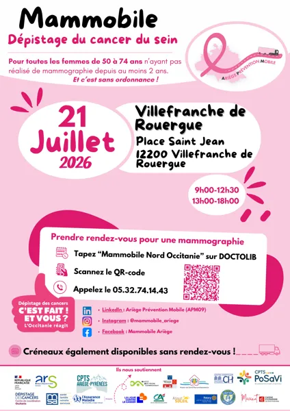 Mammobile : dépistage du cancer du sein