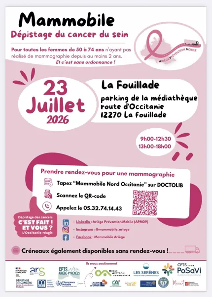 Mammobile : dépistage du cancer du sein