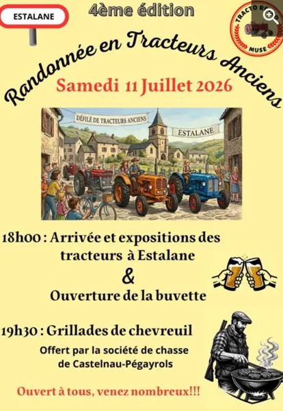 Randonné en tracteurs anciens