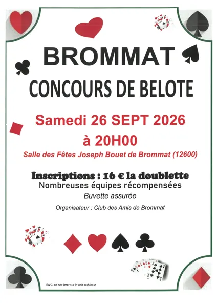 Concours de belote