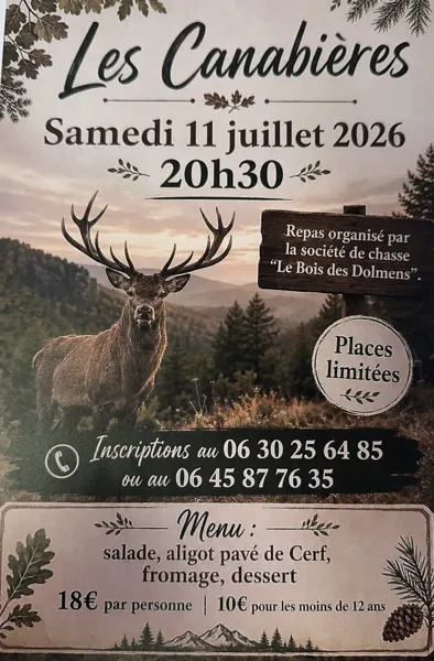 Repas de la société de chasse 