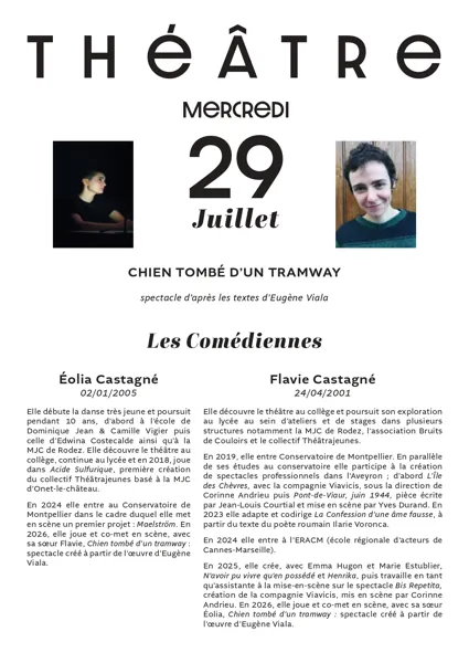 , theatre par flavie castagné