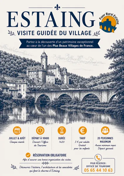 Visite guidée du village d'Estaing