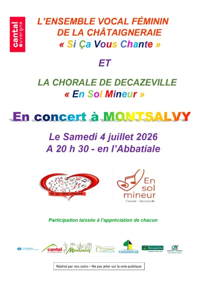 Concert - Si Ça Vous Chante