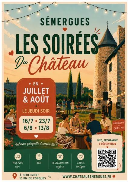 Guinguette du château de Sénergues - jeudi 16 juillet