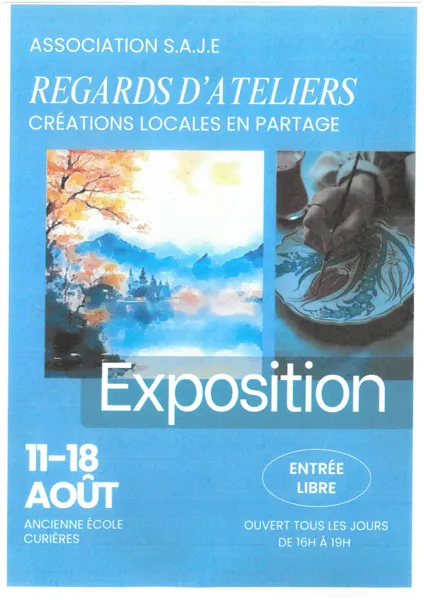 Exposition Regards d'Ateliers - Créations locales en partage