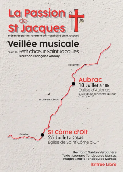 Veillée musicale - La Passion de Saint Jacques