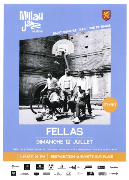 Millau Jazz Festival : Concert de Fellas à Saint-Rome-de-Tarn