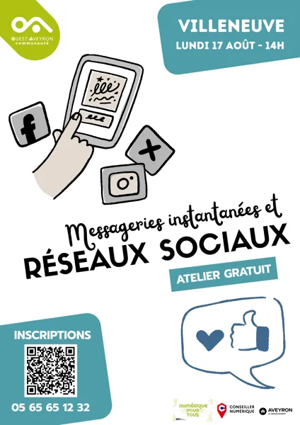 Atelier : messageries instantanées et réseaux sociaux