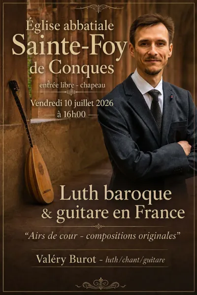 Concert luth baroque et guitare en France