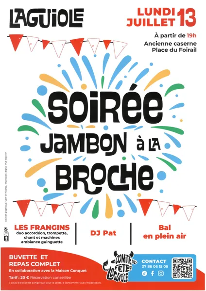 Soirée jambon à la broche