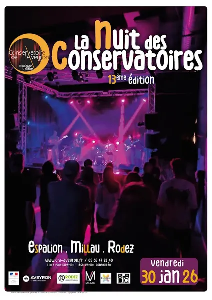 Nuit des Conservatoires - Conservatoire de l'Aveyron