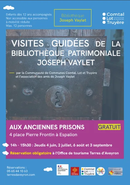 Visite guidée de la bibliothèque patrimoniale Joseph Vaylet