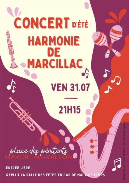 Concert d'été - Harmonie de Marcillac