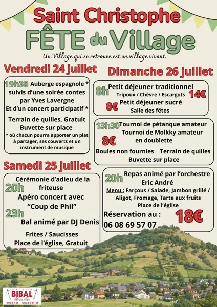 Fête du village - St Christophe
