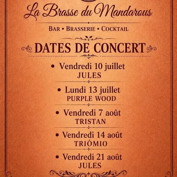 Concerts d'été à la Brasse