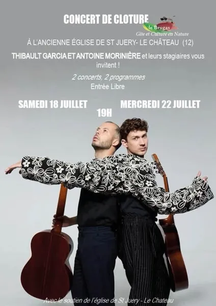 Concert de clôture avec Thibaut Garcia & Antoine Morinière