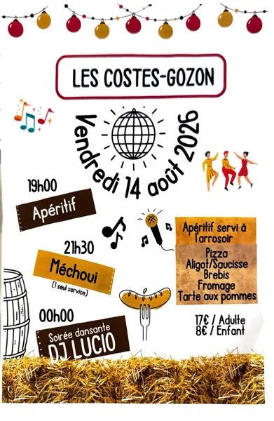 Grande soirée festive aux Costes-Gozons