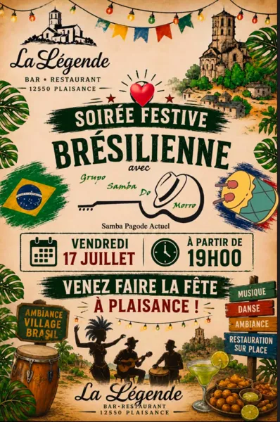 Soirée festive brésilienne