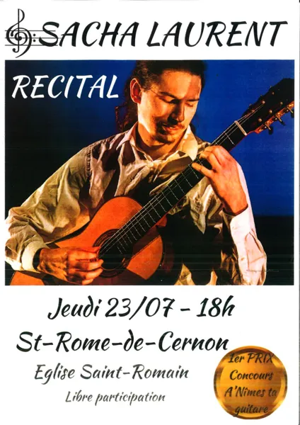 Récital de Sacha Laurent